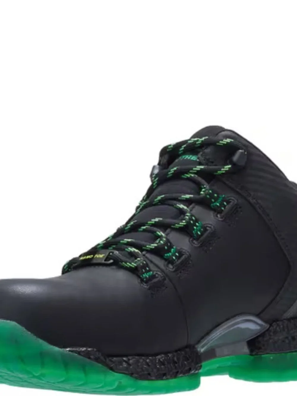HYTEST Footrests Men's 2.0 Xergy Trainer Safety Shoes Black Green, Size 12 D